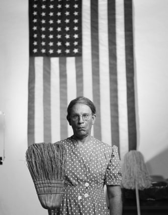 Gordon Parks - American Gothic, Washington, D.C. (1942), 2014,&nbsp;Archival pigment print,&nbsp;21.75 x 18 inches