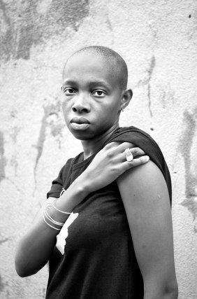 Lebo Ntladi, Newtown Johannesburg, (2011).&nbsp;Gelatin Silver Print.&nbsp;Image: 30 x 19.75 inches.&nbsp;Paper: 34.25 x 24 inches.&nbsp;Edition of 8., &nbsp;