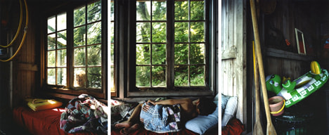 Letting Go of The Day, 2008, Chromogenic Prints (3 Panels), Signed on verso. Available in 24 x 60 inches, Edition of 12 and 40 x 90 inches, Edition of 7.