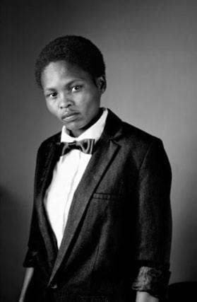 Zanele Muholi, Amanda Mapuma, Vredehoek, Cape Town, 2011. 30 x 20 inches, Silver gelatin print. Edition of 8