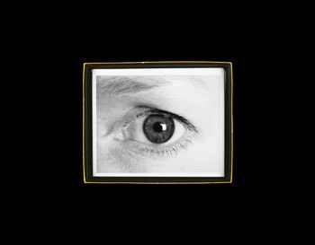 Anne Collier, &quot;Eye (Black and White), 2009&quot;, 37 1/8 x 47 1/2 inch C-print, Edition of 5