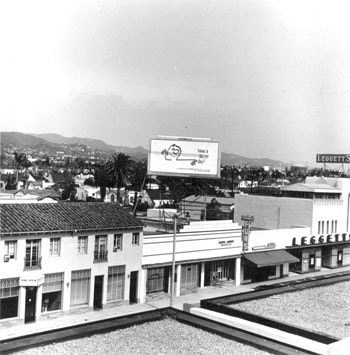 Ed Ruscha, Rooftops Portfolio, 1961, 22 x 22 inch, 2/4 Gelatin Silver Prints (only sold together), mounted to board, Printed in 2003, Edition 1/35