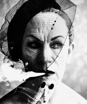 William Klein - Smoke and Veil, Paris (Vogue) (1958), 2014,&nbsp;Archival pigment print,&nbsp;34 x 29 inches