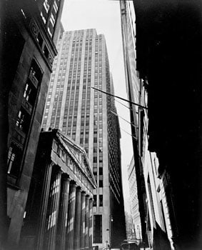 &quot;El&quot; Second and Third Avenue lines; Bowery and Doyer St. Apr. 24, 1936, Gelatin Silver Print