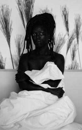 Zanele Muholi,&nbsp;MaID VI, Sunsquare, Cape Town,&nbsp;2017. Gelatin silver print, 27 1/2 x 17 3/8 inches.&nbsp;