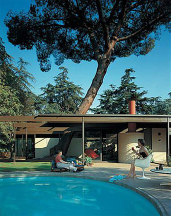 Case Study House #20, Bass House, Altadena, California (Buff, Straub &amp;amp; Hensman), 1958, Chromogenic Print, available in 16 x 20, 20 x 24, 24 x 30 and 30 x 40