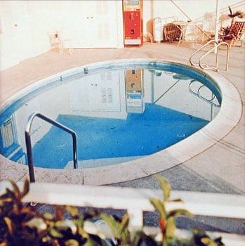 Nine Swimming Pools (pool seven), 1967, 16 x 16 inch Color Coupler Print, Signed, dated and editioned on verso, Executed in 1968 and printed in 1997