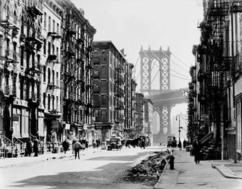 Pike and Henry Street. Mar. 6, 1936, Gelatin Silver Print