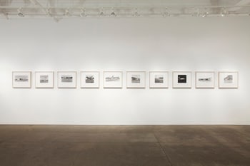 Exhibition installation- &quot;Baltz Becher Ruscha,&quot; Yancey Richardson Gallery, April 21 to June 4, 2011.