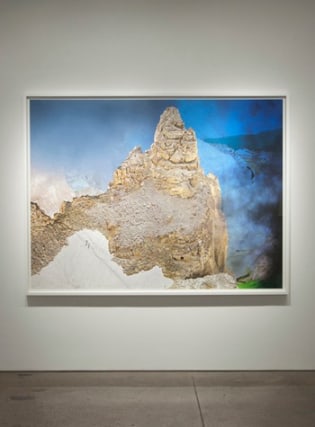 Installation view,Olivo Barbieri: The Dolomite Project, Yancey Richardson Gallery, February 16- March 31, 2012