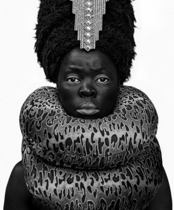 Zanele Muholi, Xiniwe at Cassilhaus, North Carolina,&nbsp;2016. Gelatin silver print, 31.5 x 24.5 inches.