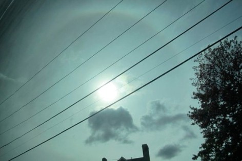 Sun Halo, Greyhound to DC #7, 2014, 18.5 x 27.5 inch&nbsp;chromogenic print