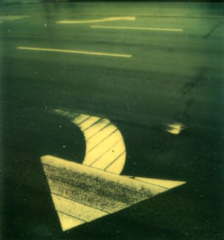 Walker Evans, Untitled, 1973/1974, 4.25 x 3.5 inch Polaroid, copyright of the artist, not for reproduction.