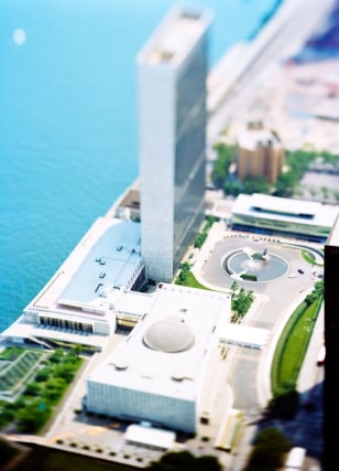 site specific_NYC_07_(United Nations), 2007.&nbsp;Archival pigment print,&nbsp;45 x 61&nbsp;or 65 x 85 inches.