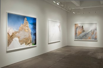 Installation view,Olivo Barbieri: The Dolomite Project, Yancey Richardson Gallery, February 16- March 31, 2012