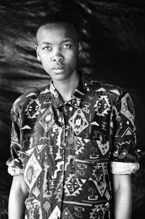 Lesego Masilela Daveyton, Johannesburg (2013).&nbsp;Gelatin Silver Print.&nbsp;Image: 30 x 19.75 inches.&nbsp;Paper: 34.25 x 24 inches.&nbsp;Edition of 8, &nbsp;