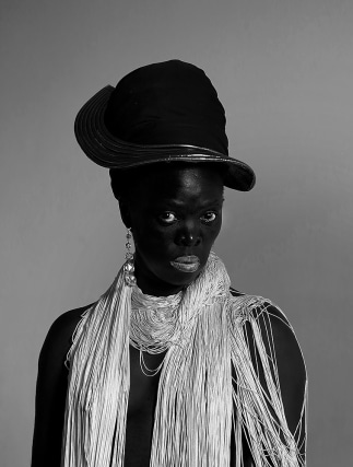 Zanele Muholi,&nbsp;Mizuzu XX, Parktown,&nbsp;2019. Gelatin silver print, 23 1/4 x 18 1/8 inches.