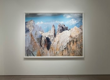 Installation view,Olivo Barbieri: The Dolomite Project, Yancey Richardson Gallery, February 16- March 31, 2012