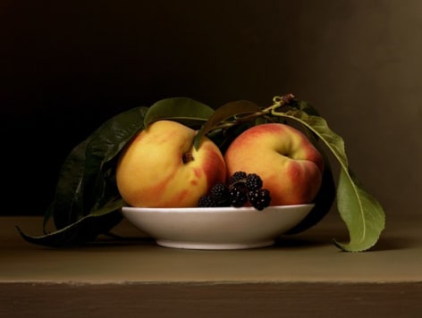 Early American, Peaches and Blackberries, 2008. Chromogenic print,&nbsp;12 1/2&nbsp;x 16 1/2&nbsp;inches.