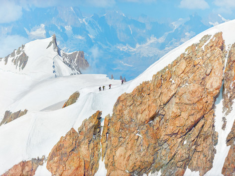 Olivo Barbieri,&nbsp;Alps - Geographies and People 23,​ 2019. Archival pigment print.