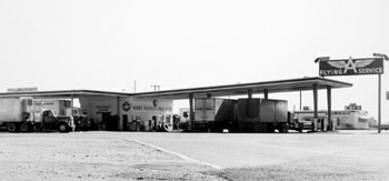 from Gas Stations portfolio (10 prints), 1962, Gelatin Silver Print, Printed 1989, 3/25, available as 10 print portfolio. Please call for price.