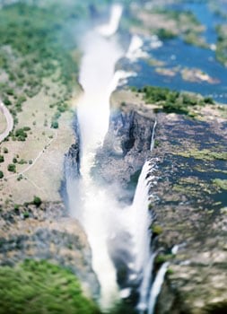 Victoria Falls, Zambia/Zimbabwe (V04), 2007, 41 x 61 inch archival pigment print, Signed, titled, dated and editioned on verso, Edition of 6