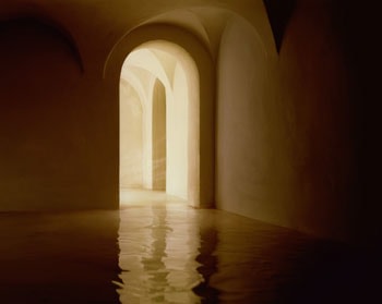 James Casebere, Siena (Horizontal), 2003, digital chromogenic print mounted to Plexiglas, edition of 5, 48 x 60 inches