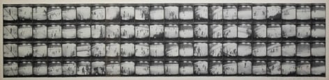 Untitled, PB #1034,&nbsp;1974. Vintage gelatin silver photobooth prints, 7 7/8 x 35&nbsp;inches.