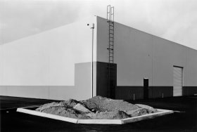 Lewis Baltz, &quot;South Corner, Riccar America,&quot; 1974, from the &quot;New Industrial Parks&quot; portfolio, Vintage Gelatin Silver print, Image size 6 x 8 7/8 inches, Sheet size 8 x 10 inches, Edition of 21