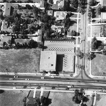 Parking Lots (Zurich-American Insurance 4465 Wilshire Blvd.) #15, 1967-99, 15 x 15 inch Gelatin Silver Print, Initialed and editioned on verso, Edition 23/3