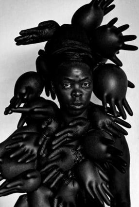 Zanele Muholi,&nbsp;Phila I, Parktown,&nbsp;2016. Gelatin silver print, image and paper: 31 1/2 x 21 inches.&nbsp;