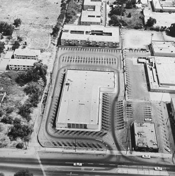 Ed Ruscha, Parking Lots #292, State Department of Employment, 1967, 15 x 15 inch Gelatin Silver Print, Edition 33/35, Printed 1999