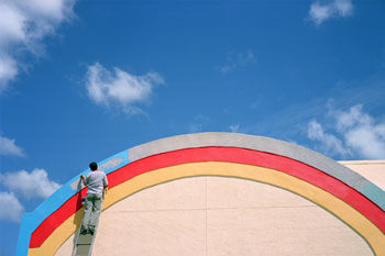 Christian Patterson, Kissimmee, FL, September 2004 (Rainbow Painter), 24 x 36 inch Chromogenic print, edition of 5