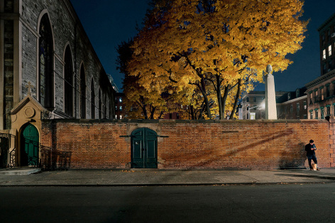 Lynn Saville,&nbsp;Mulberry Street, New York. Archival pigment print, 20 x 24 inches.