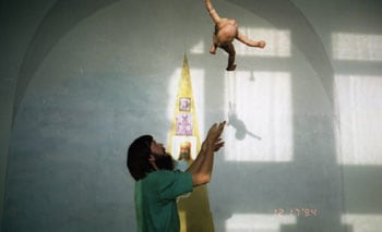 Novokuznetsk (Volodja and his Baby), 1994, 16 x 20 inch Chromogenic Print, Edition of 10