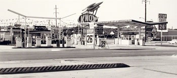 from Gas Stations portfolio (10 prints), 1962, Gelatin Silver Print, Printed 1989, 3/25, available as 10 print portfolio. Please call for price.