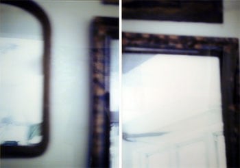 Seton Smith, Distracted Mirror, 1993, Cibachrome face mounted to Plexi, 25 x 36 inches