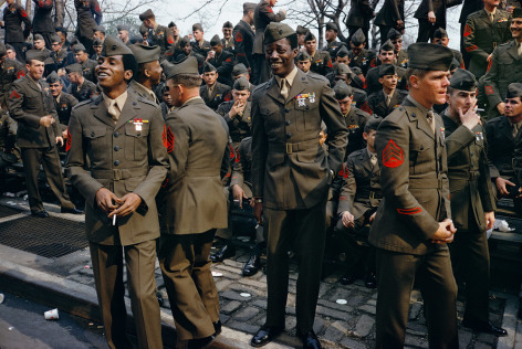 Mitch Epstein,&nbsp;Vietnam Veteran&#039;s Parade, New York City, from the series&nbsp;Recreation, 1973. Chromogenic print, 20 x 24 inches.