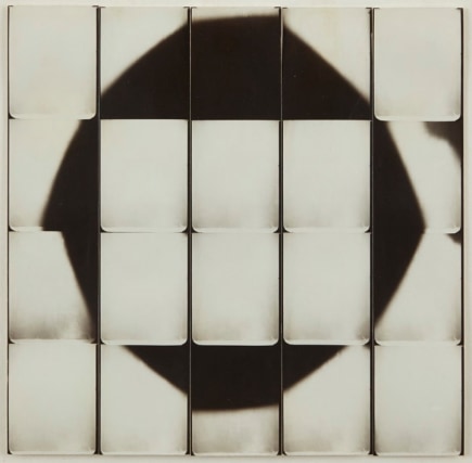 Jared Bark,&nbsp;Untitled, PB #1168,&nbsp;1973. Vintage gelatin silver photobooth prints, 7 7/8 x 7 7/8 inches. Unique.