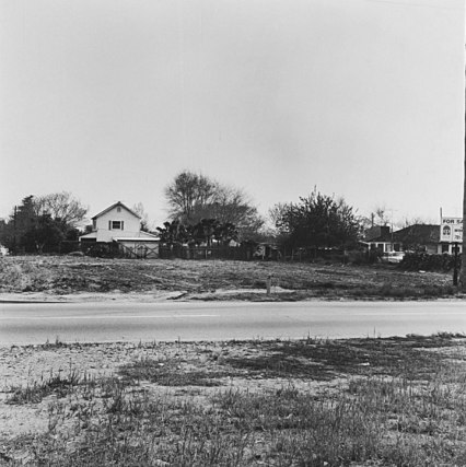 Untitled (Van Nuys), from&nbsp;Vacant Lots&nbsp;series, 22&nbsp;x 22 inch&nbsp;silver gelatin print