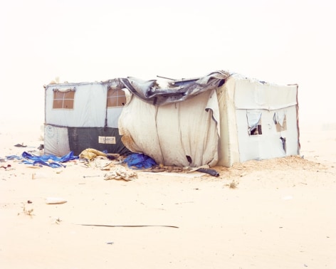 Samuel Gratacap,&nbsp;Empire, refugee camp of Chouca, Tunisia,&nbsp;2012-14, 22 3/8 x 28 inch archival pigment print.