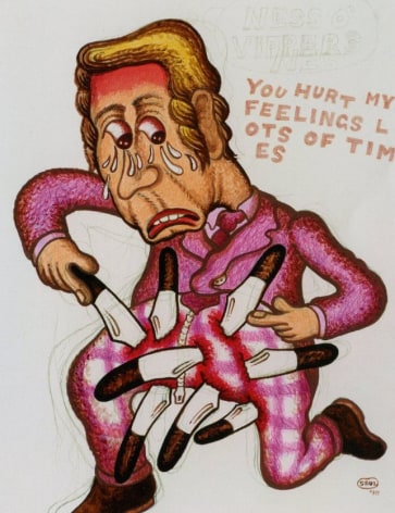 Peter Saul, You Hurt My Feelings 2010