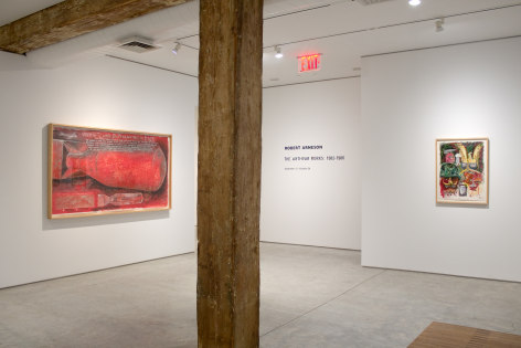 Installation View, Robert Arneson, The Anti-War Works: 1982-1986, George Adams Gallery, New York, 2019.