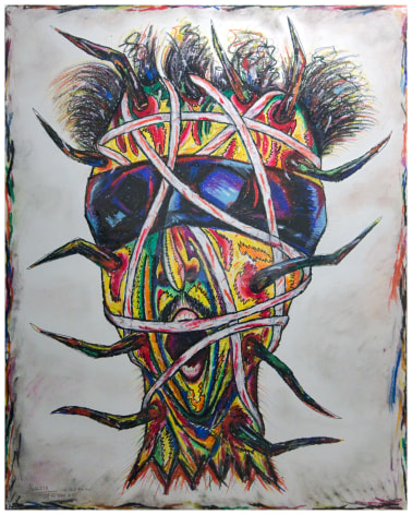 Self-Portrait: Bound Head  1984