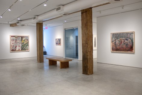 Installation View, Robert Arneson, The Anti-War Works: 1982-1986, George Adams Gallery, New York, 2019.