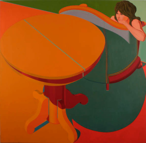 Jack Beal, Sondra with Table, 1970