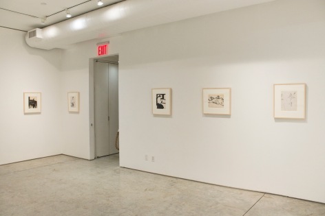 Installation View, Elmer Bischoff: Studies from Life, George Adams Gallery, New York, 2019.