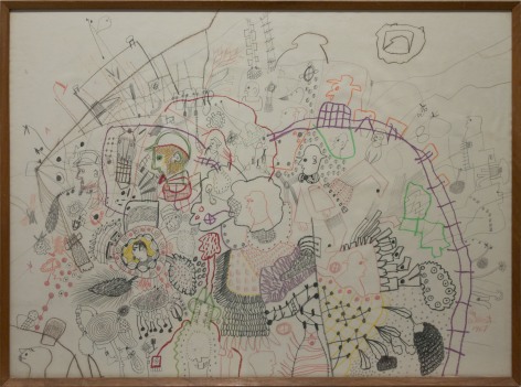 Roy De Forest Untitled (Doodles) 1967