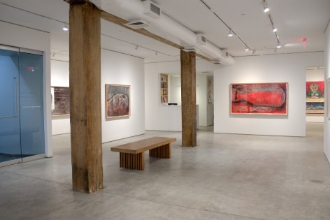 Installation View, Robert Arneson, The Anti-War Works: 1982-1986, George Adams Gallery, New York, 2019.