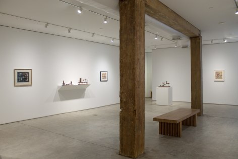 Installation view, Jeremy Anderson - Between, Beyond: 1953-64, George Adams Gallery, New York, 2019.